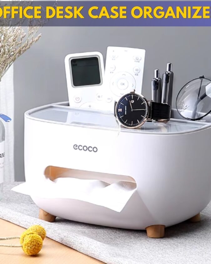 Tissue Box, PVC Tissue Box, Multifunctional Box, Pen Holder, Remote Control Holder, Tissue Holder, Storage Box, Cosmetic Tissue Box