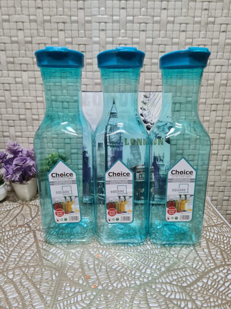 Elegant Fridge Bottles Blue - Set of 3