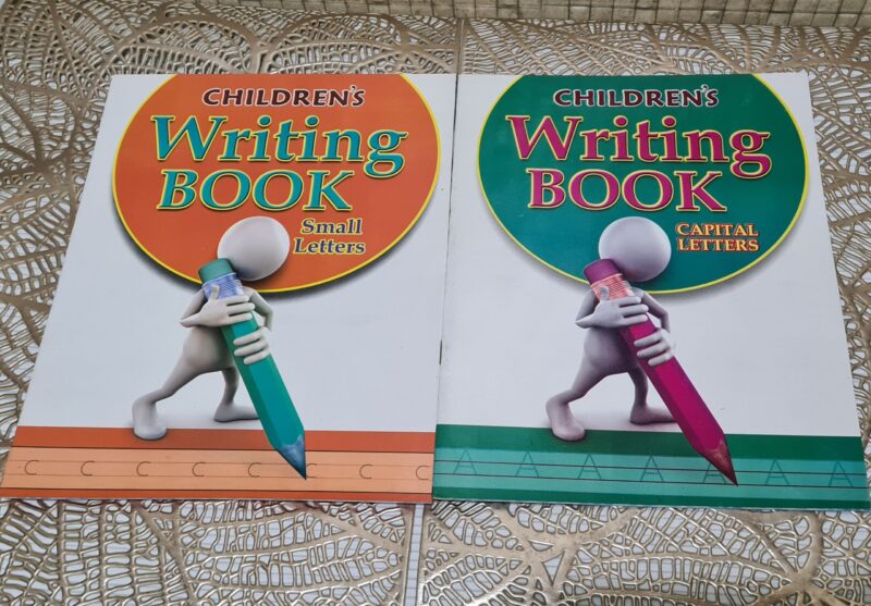 Capital & Small English Letters Writing Fun- Set of 2 coloring books