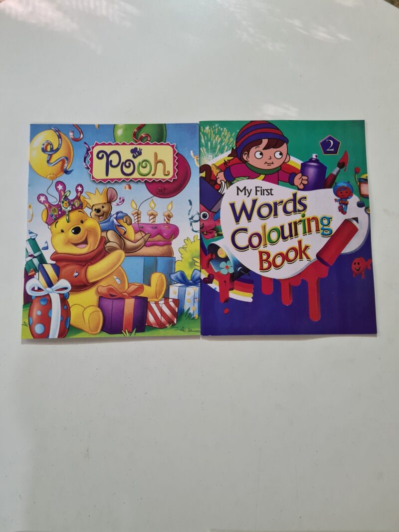 Character Coloring Fun- Set of 2 coloring books
