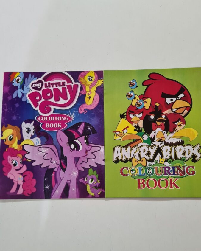 Character Coloring Fun- Set of 2 coloring books