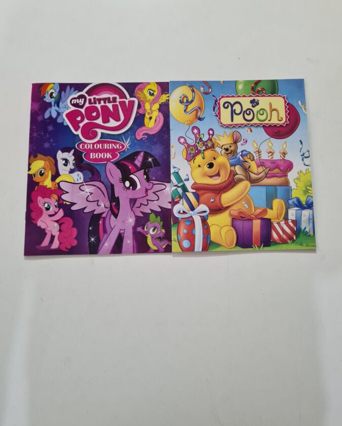 Character Coloring Fun- Set of 2 coloring books