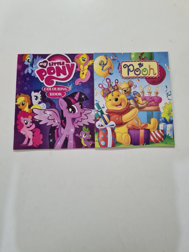 Character Coloring Fun- Set of 2 coloring books