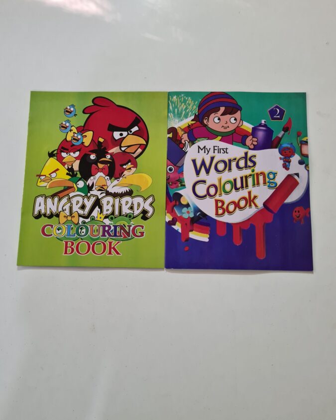 Character Coloring Fun- Set of 2 coloring books