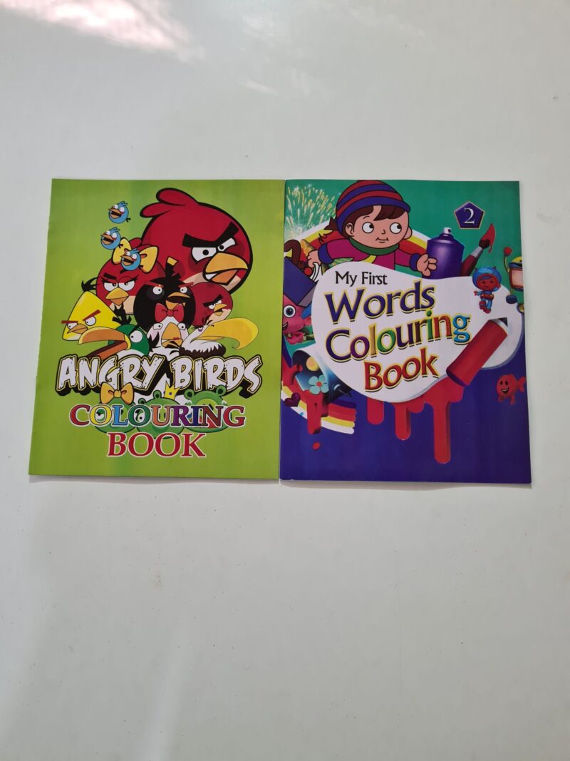 Character Coloring Fun- Set of 2 coloring books