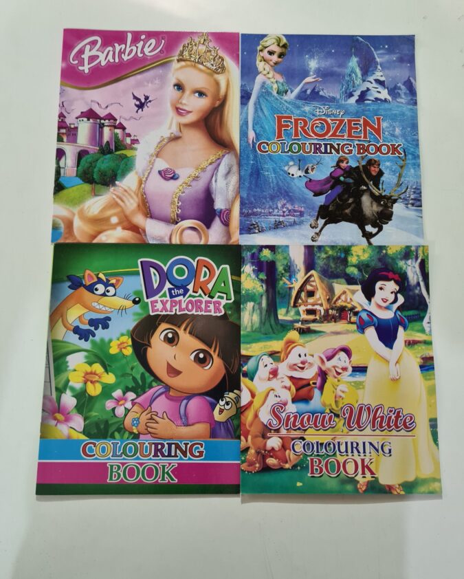 Character Coloring Fun- Set of 4 coloring books