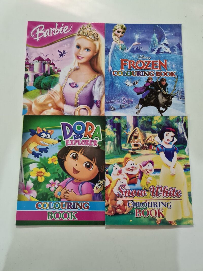 Character Coloring Fun- Set of 4 coloring books