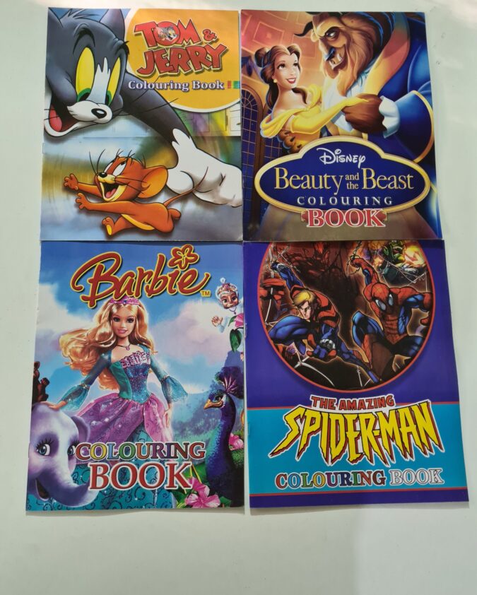 Character Coloring Fun- Set of 4 coloring books