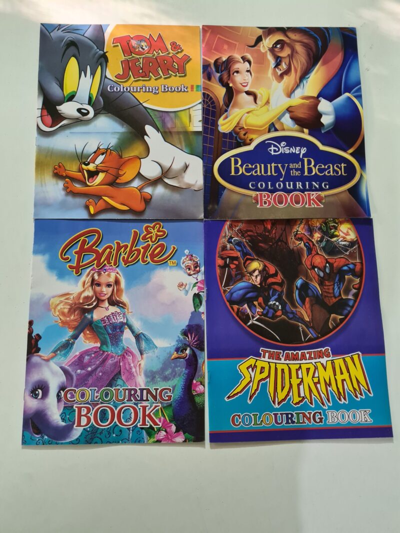 Character Coloring Fun- Set of 4 coloring books