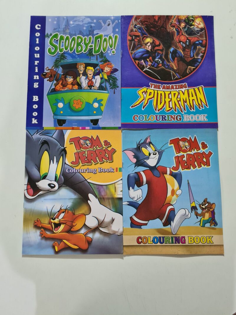 Character Coloring Fun- Set of 4 coloring books