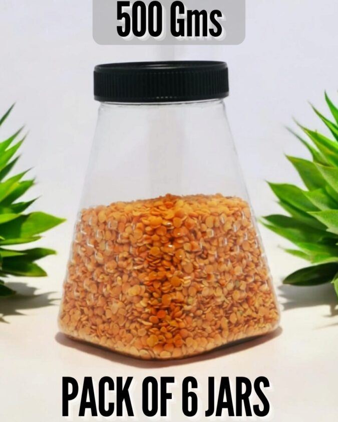 Pack of 6 Pyramid Jars Medium