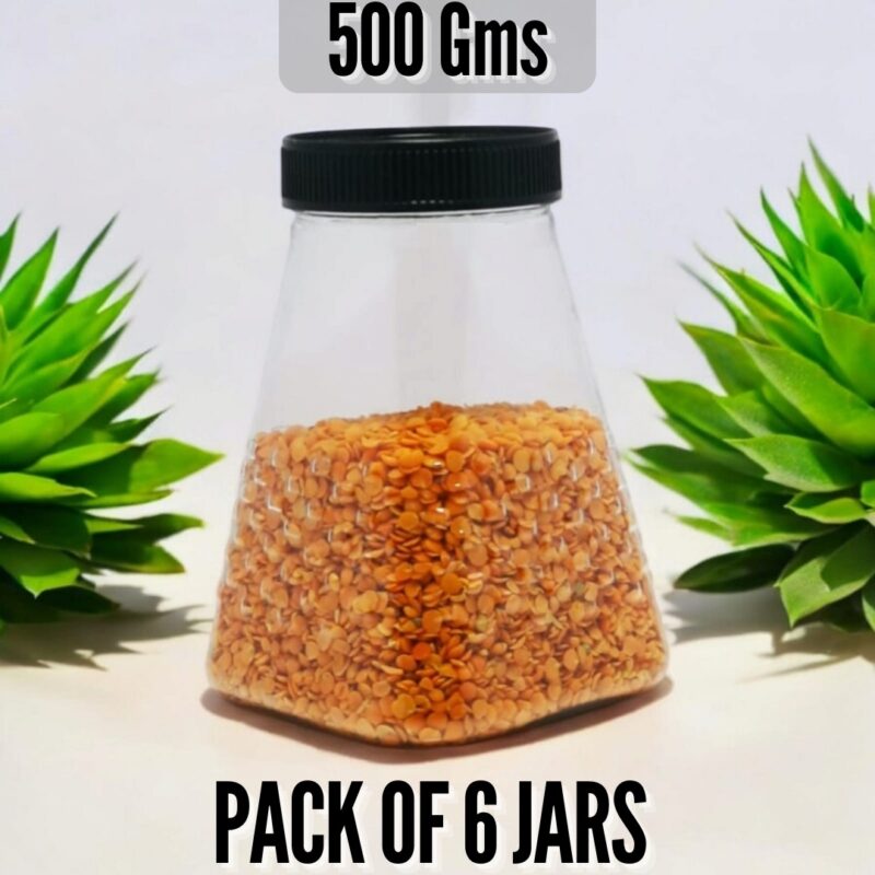 Pack of 6 Pyramid Jars Medium