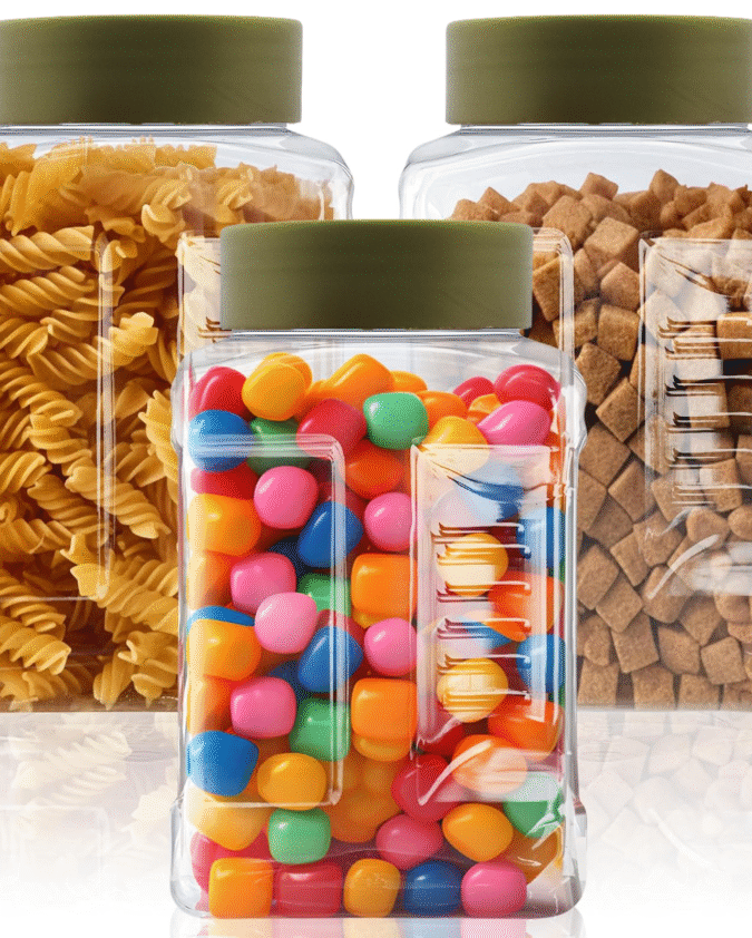 Pack of 6 Nut Jars Large