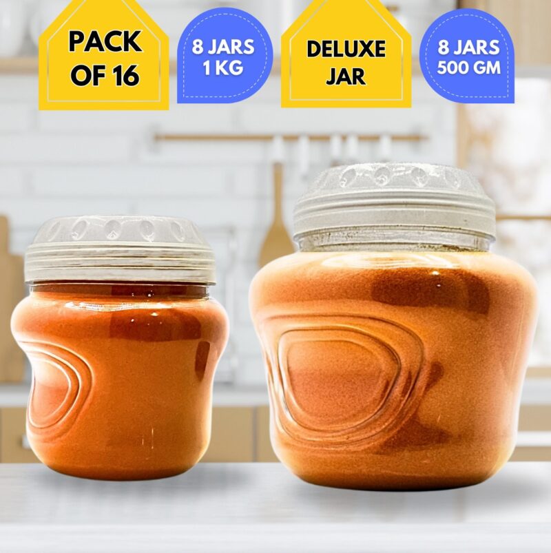 Deluxe Kitchen Storage Jar Set - 16 Piece Combo