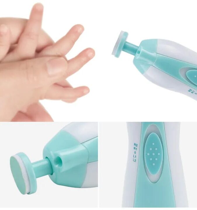 Electric Baby Nail File, Safe Nail Trimmer for Newborns, Infants, and Toddlers