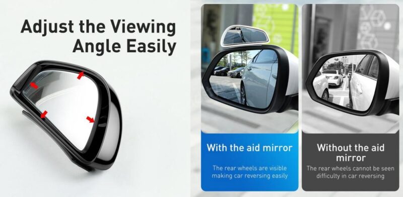 Baseus Large View Reversing Auxiliary Mirror - Image 2