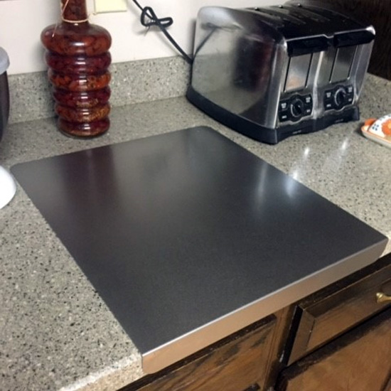 Professional Grade Stainless Steel Cutting Board - Durable, Hygienic, and Easy to Clean - Ideal for Home Cooks and Chefs